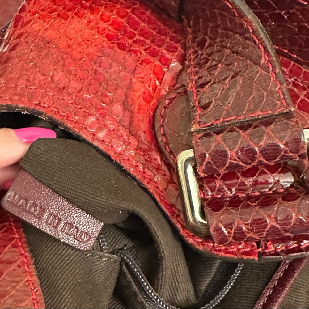 Celine Python Embossed Shoulder Bag - Picture 15 of 15